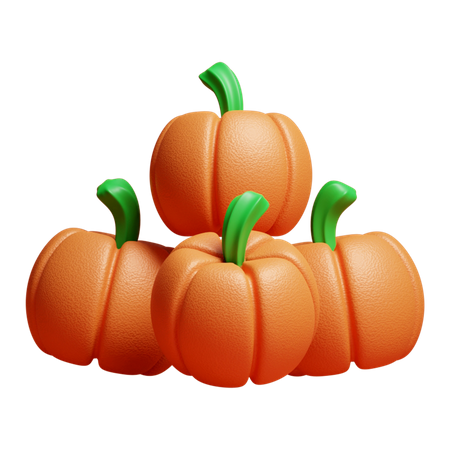 Pumpkins  3D Icon