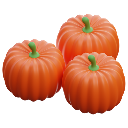 Pumpkins  3D Icon