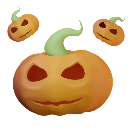 Pumpkins  3D Icon