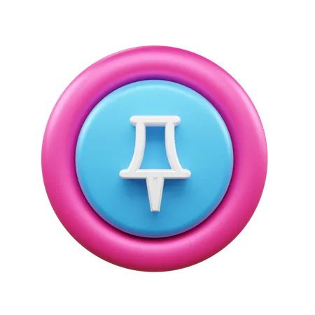 Punaise  3D Icon