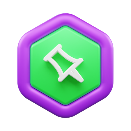 Punaise  3D Icon