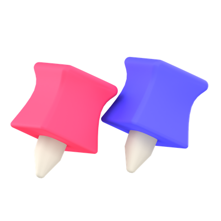 Punaise  3D Icon