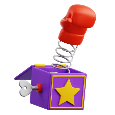 Punch Surprise Box  3D Icon