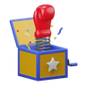 punch surprise box 3d logo