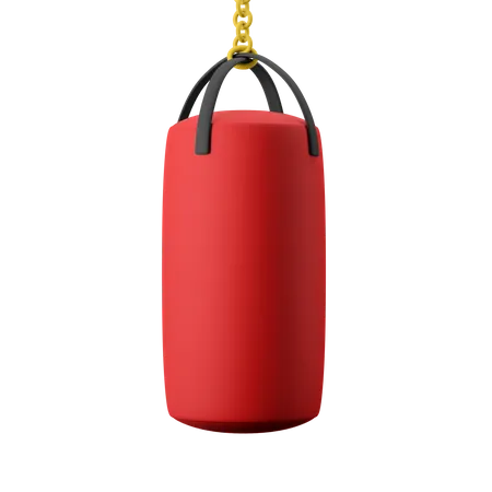 Boxing Punching Bag Gym Equipment 3 D Icon Illustration 3D Icon