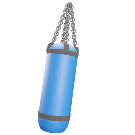 3 D PUNCHING BAG WITH HIGH QUALITY RENDER AND TRANSPARENT BACKGROUND 3D Icon