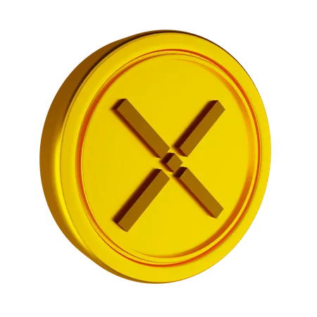 Pundi X Crypto Coin  3D Icon