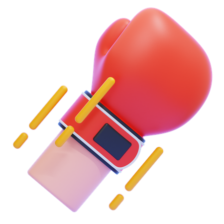 Puñetazo  3D Icon