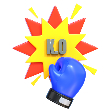 Puñetazo ko  3D Icon
