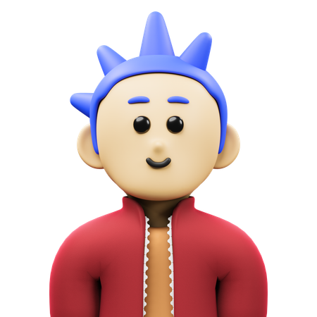 Punk Avatar  3D Icon