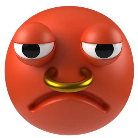 Punk Emoji  3D Icon