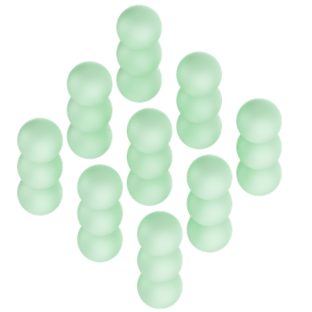 Punkt abstrakte Form  3D Icon
