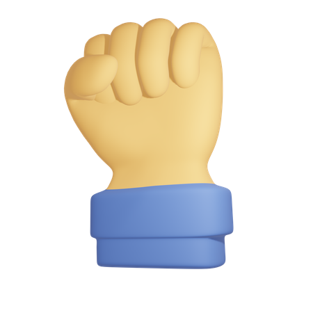 Puño  3D Icon