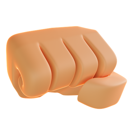 Puño  3D Icon