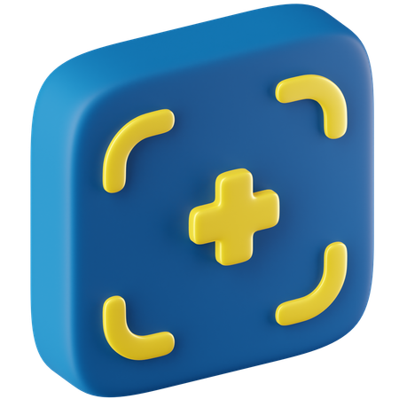 Punto de enfoque  3D Icon