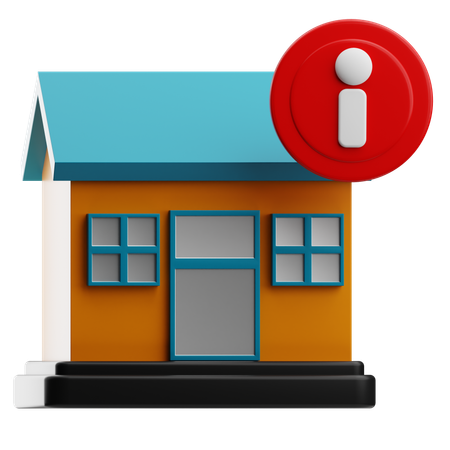 Punto de información  3D Icon