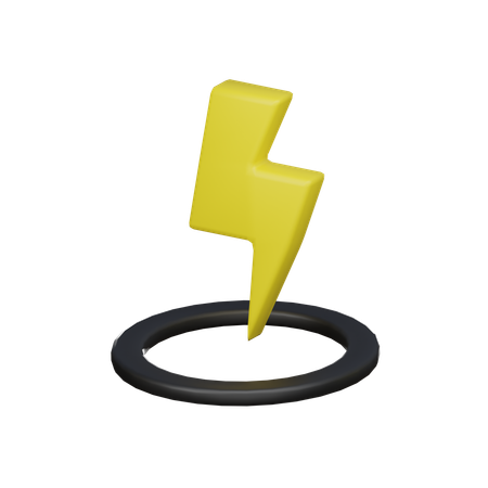 Punto electrico  3D Icon