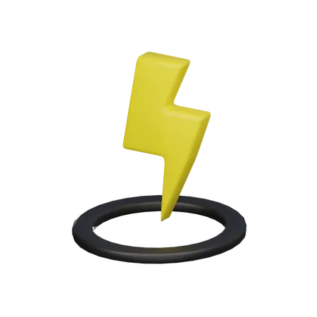 Punto electrico  3D Icon