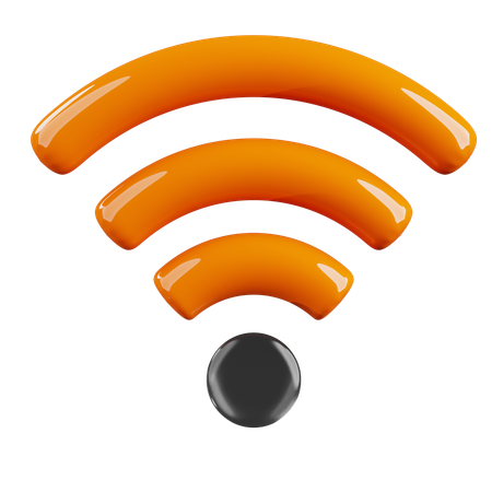 Punto wifi  3D Icon