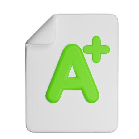 Puntaje  3D Icon
