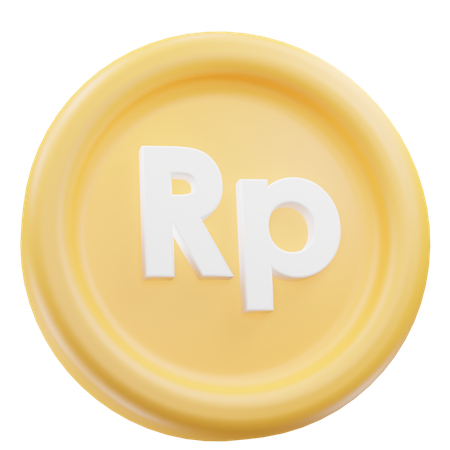 Pupiah Coin  3D Icon
