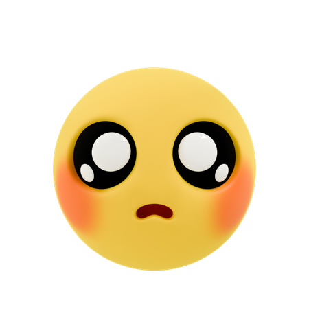 Puppy Eyes Beg  3D Icon