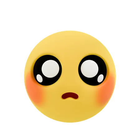 Puppy Eyes Beg  3D Icon