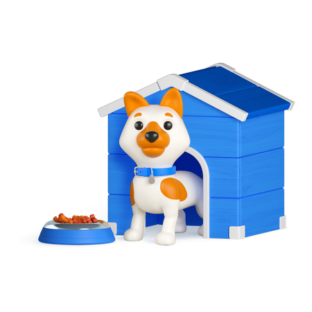 Puppy house 3D Icon