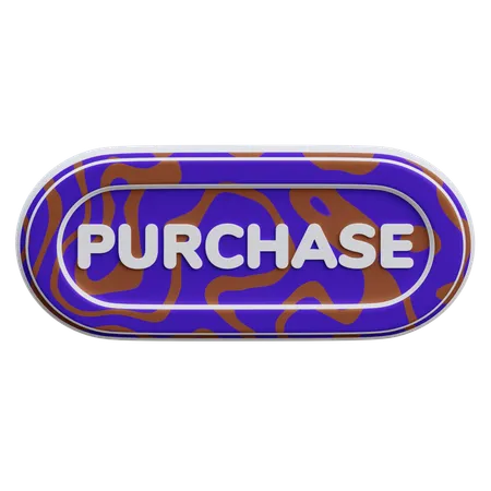 Purchase Button  3D Icon