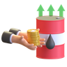 3d oil industry economy emoji