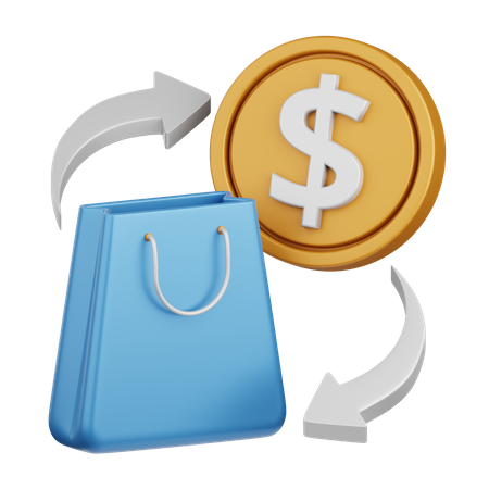 Purchase Transaction  3D Icon