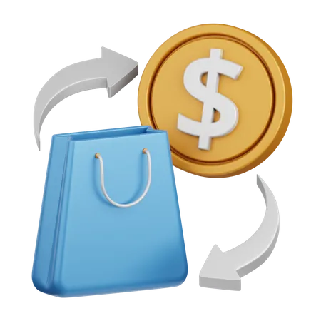 Purchase Transaction  3D Icon