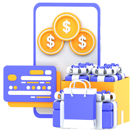 Purchase Transaction  3D Icon