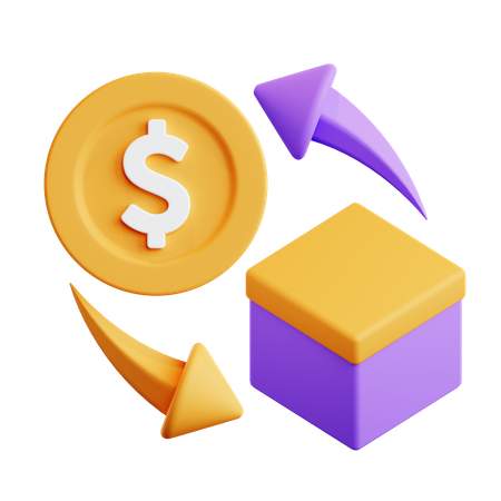 Purchase Transaction  3D Illustration