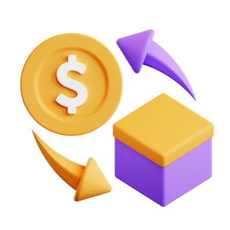 Purchase Transaction  3D Illustration