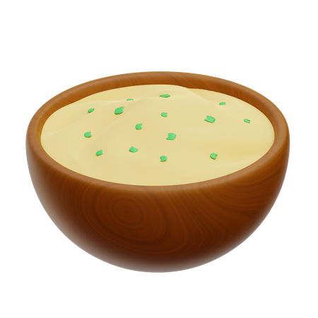 Puré de patatas  3D Icon