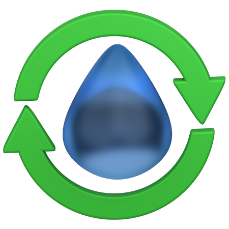 Purificação da água  3D Icon