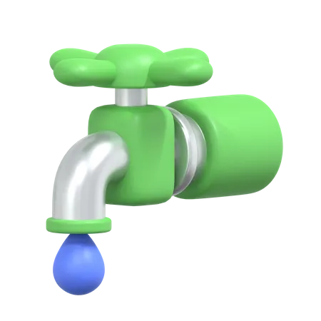 Icono De Ecologia 3 D De Purificacion De Agua 3D Icon