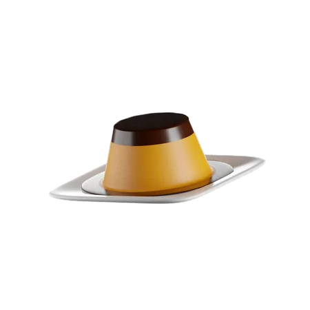 Purin Chocolate  3D Icon