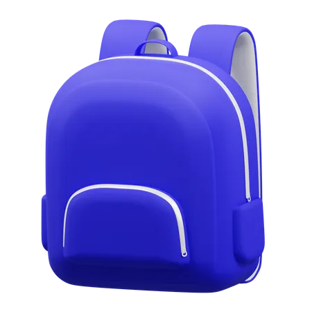 School Backpack 3 D Illustrations 3D Icon