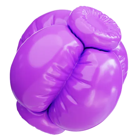 Purple balloon  3D Icon