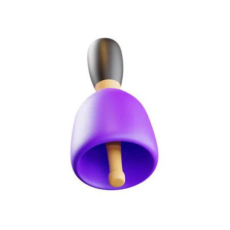 Purple Bell  3D Icon