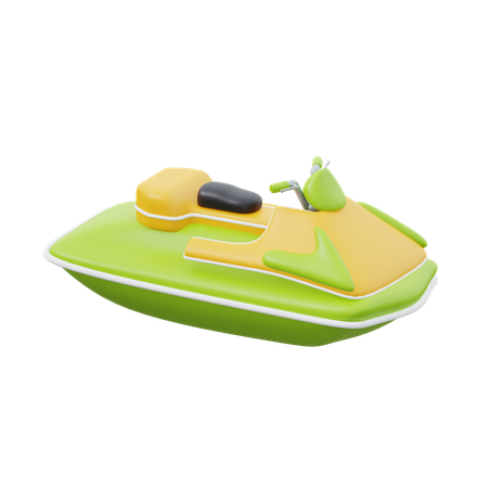 Purple Boats  3D Icon