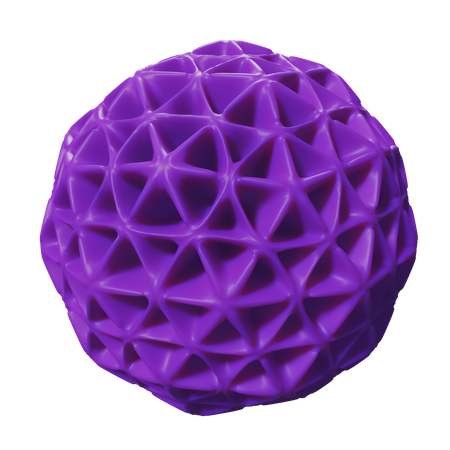 Purple coral  3D Icon