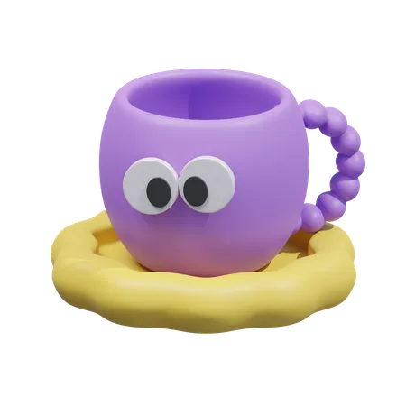 Purple Cup  3D Icon