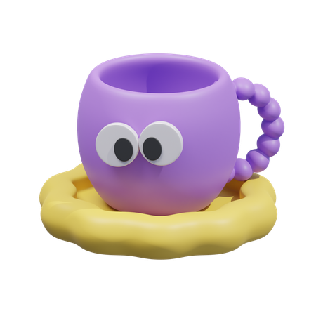 Purple Cup  3D Icon