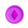 purple 3d logos