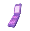 Purple Flip Phone