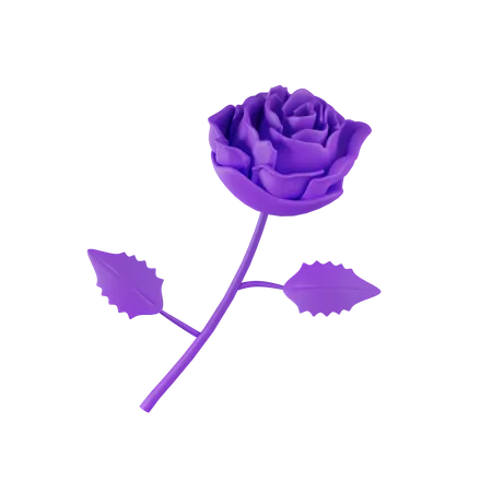 Purple Flower 3D Icon