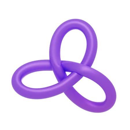 Purple Graphic Shape  3D Icon